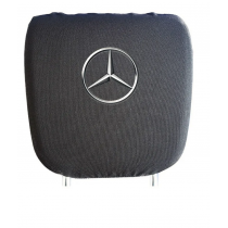 Poťah na hlavovú opierku-biela Citroen 2ks