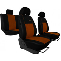 Poťahy pre PEUGEOT 5008 7x1 I (2009-2016) Exclusive Alcantara (Alcantara-koža)