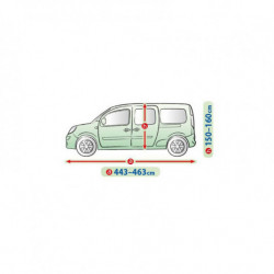 Plachta na auto RENAULT Kangoo veľkosť XL malá dodávka - Garage
