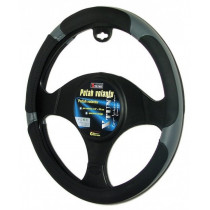 Poťah na volant GRIP šedý 37-39cm
