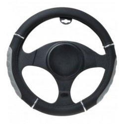 Poťah volantu 37-39cm sivo/čierny