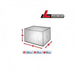 Ochranná plachta na záhradný stôl L