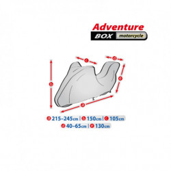 Ochranná plachta na motorku Adventure