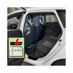 Hygienická plastová clona pre taxíky