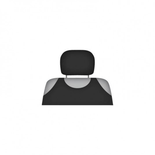 Poťahy na hlavové opierky 2ks čierne