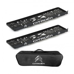 2x podložky ŠPZ  a taška Citroen - sada