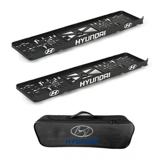 2x podložky ŠPZ  a taška HYUNDAI - sada