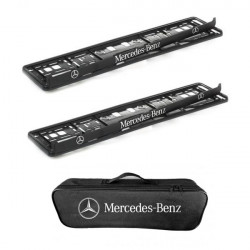 2x podložky ŠPZ  a taška MERCEDES BENZ- sada