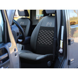 Autopoťahy Motive čierne (ekokoža-textil)