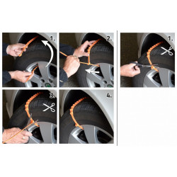 Vyslobodzovacie pásy jednorazové 4ks