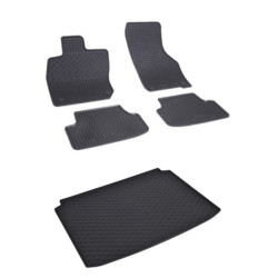 Rohože a vanička pre Audi A3 Sportback 2020- horná a dolná poloha kufra