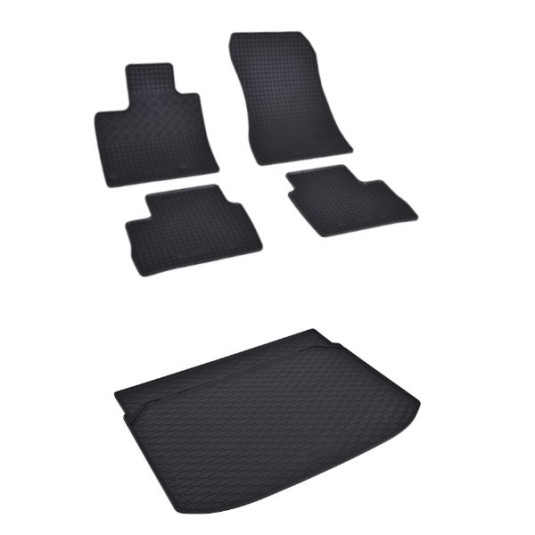 Rohože a vanička pre Nissan Qashqai e-POWER 2022- horná, dolná aj bez medzipodlahy