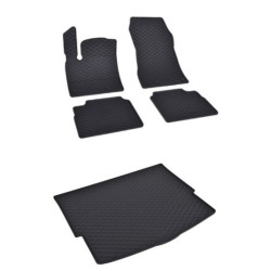 Rohože a vanička pre Nissan X-Trail 5miest MHeV 2023- horná poloha kufra