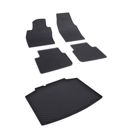 Rohože a vanička pre Škoda Scala bez medzipodlahy (od 2019)