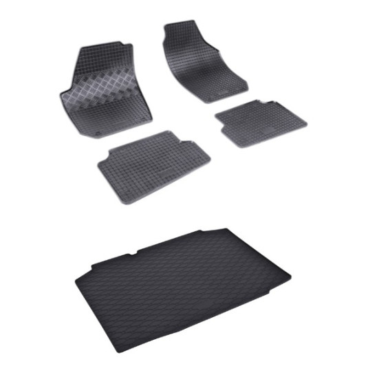 Rohože a vanička pre Škoda Fabia II HB (2007-2014)