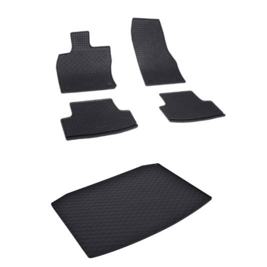 Rohože a vanička pre SEAT Ateca 4x2 bez medzipodlahy (od 2016)