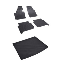 Rohože a vanička pre VOLKSWAGEN Caddy 5miestne (od 2005)