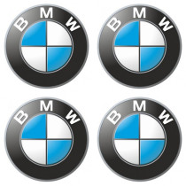 Samolepky živicové 3D BMW 4ks