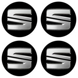 Samolepky živicové 3D SEAT 4ks