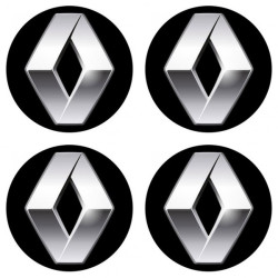 Samolepky živicové 3D RENAULT 4ks