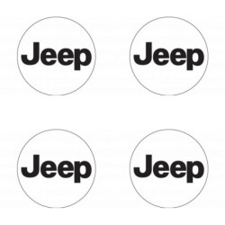 Samolepky živicové 3D Jeep 4ks