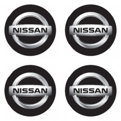 Samolepky živicové 3D Nissan 4ks
