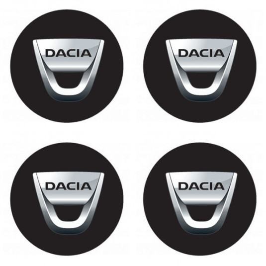 Samolepky živicové 3D DACIA 4ks