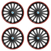 Puklice pre BMW 15 CRYSTAL RO black