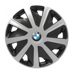 Puklice pre BMW pre dodávky 15 Craft silver and black