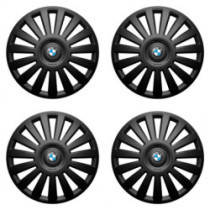 Puklice pre BMW 16 Luxury black