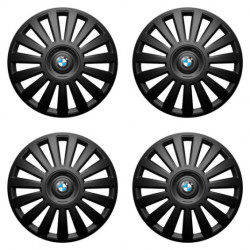 Puklice pre BMW 16 Luxury black