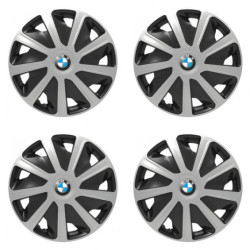 Puklice pre BMW pre dodávky 16 Craft silver and black