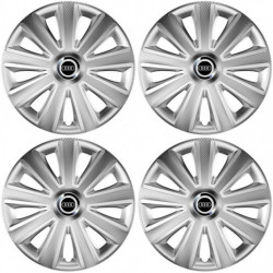 Puklice pre Audi 14 Aviator carbon RC silver