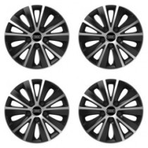 Puklice pre Audi 15 RAPIDE silver and black