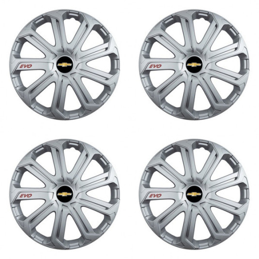 Puklice pre Chevrolet 15 Evo silver