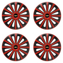 Puklice pre Chevrolet 15 TREND red and black