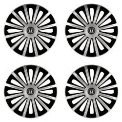 Puklice pre Honda 15 TREND silver and black