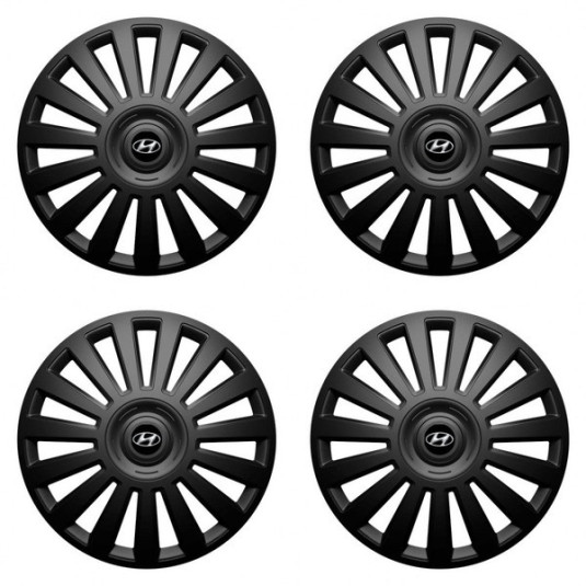 Puklice pre Hyundai 15 Luxury black