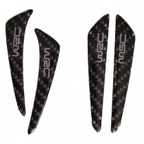 Samolepka 3D Chránič dverý čierny