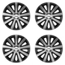 Puklice pre Jeep 14 Aviator carbon silver&black