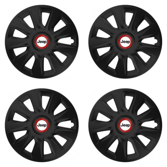 Puklice pre Jeep 14 STRATOS RR black