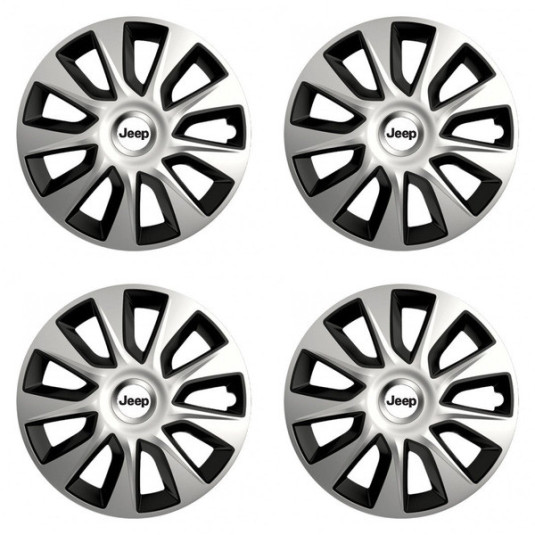 Puklice pre Jeep 15 STRATOS double colour - výpredaj