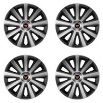 Puklice pre Cupra 14 Aviator carbon silver&black