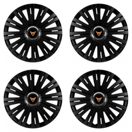 Puklice pre Cupra 14 ACTIVE RC BLACK