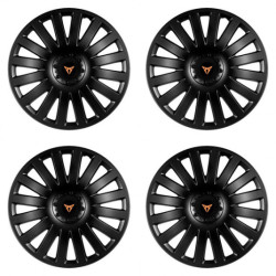 Puklice pre Cupra 15 Smart black