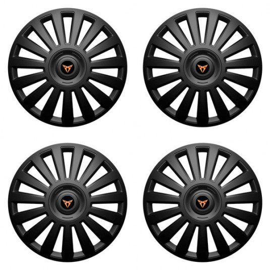 Puklice pre Cupra 15 Luxury black