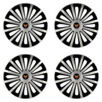 Puklice pre Cupra 16 TREND silver and black