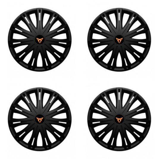 Puklice pre Cupra 17 SPARK BLACK