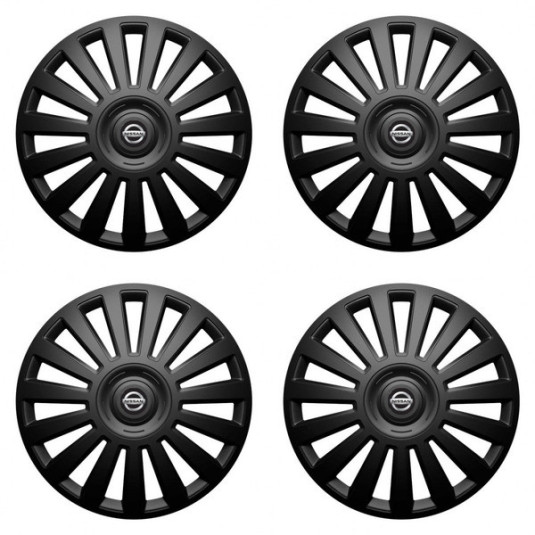 Puklice pre Nissan 14 Luxury black