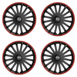 Puklice pre Nissan 15 CRYSTAL RO black